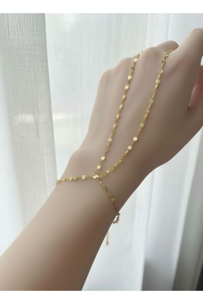 kuyumcu nurettin 2.50 gr (GRAM) Aynalı Şahmeran Bileklik 22 Ayar Altın (19 Cm )