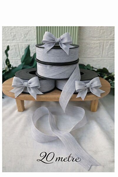 Esteks Dantel ve Tekstil Aksesuarları 25 Mm Keten Kurdele Nopeli 20 Mt