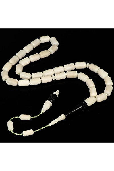 İnan Tesbih سبحة من خشب النارسيل والأبنوس بتصميم إيمامي كونبينلي مع نظام قطع كبسولي، صناعة يدوية فاخرة