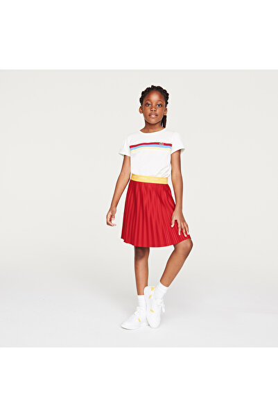 Lacoste Дівчача спідниця з плісировкою червоного кольору