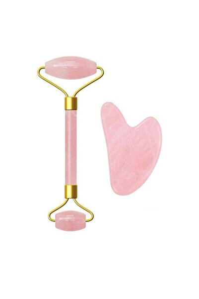 SIKS Jade roller and gua sha set for facial and body massage SIKS®, Jade ston...