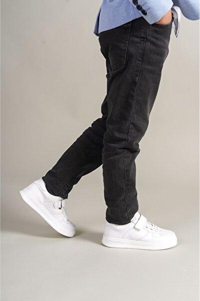 Zerenyus Prime Velcro ortopedske sezonske dečije sportske cipele bele boje