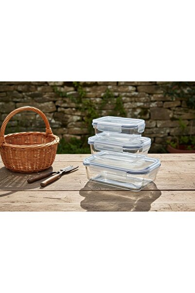 Borart 3'lü Mini Takım Saklama Kabı - Sade - 146120 PF