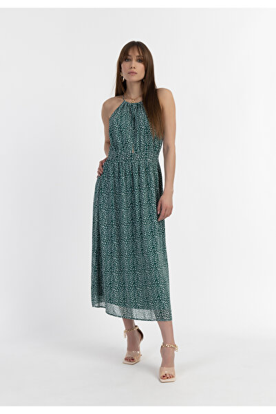 Faina Midikleid aus Chiffon