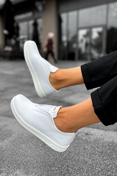 Zerenyus Rigidus Elastic Daily Casual Men's Sports Shoes White