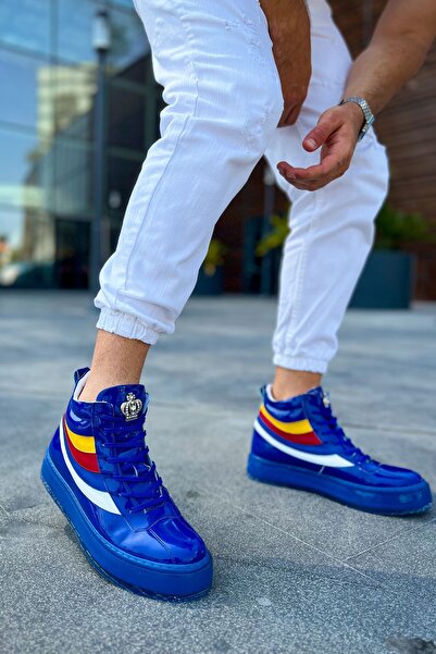 Zerenyus Ανδρικές μπότες Majesty Premium Navy Blue