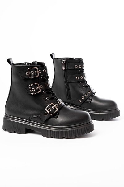 Zerenyus ZRİN-3039 Cizme de zi cu zi pentru femei, premium, negre, cu fermoar...