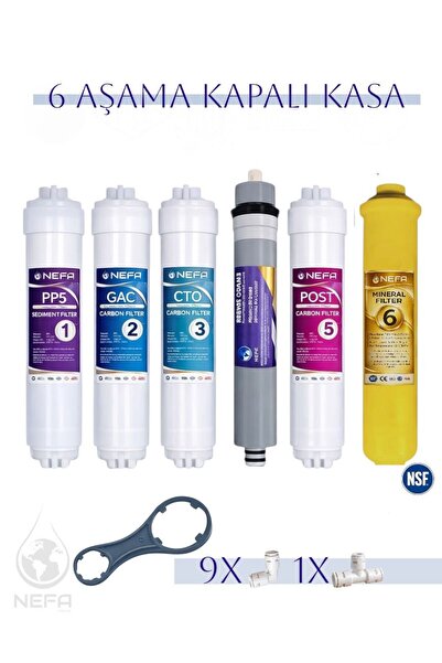 Nefa Tüm Kapalı Kasalar Ve Ihlas (SİLVER, PLUS, PLATİNUM UYUMLU) 6'lı Filtre ...