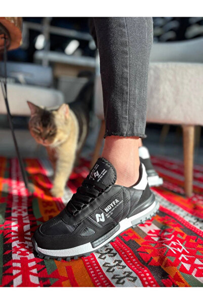 Zerenyus Zrk-N1 Premium Black Lace-Up Casual Men's Sneaker