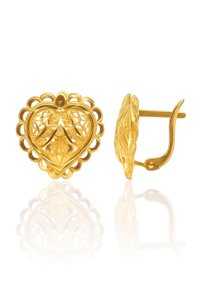 Hakan Güler Kuyumculuk Altın Hint Model J Küpe