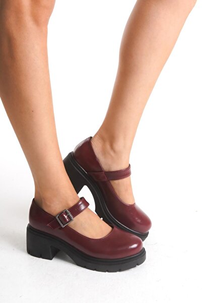 Zerenyus ZRİN-708 Premium burgundi naborana lakirana koža ortopedski loafer s...