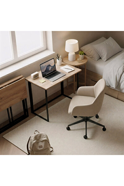 mobilyapratik Farden Katlanabilir Pratik Çalışma Masası Bilgisayar Masası Ofi...