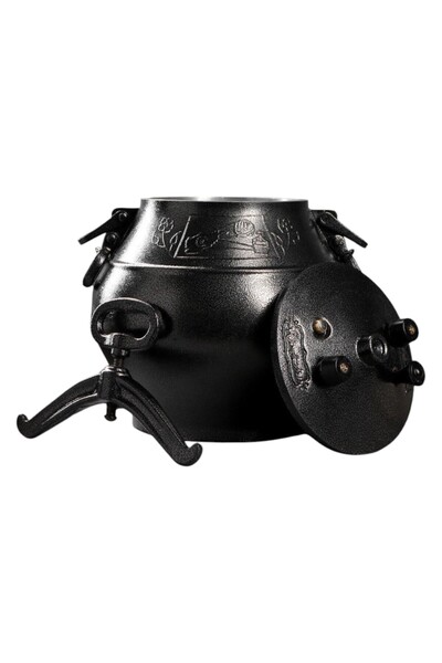 Tandor Cazan sub presiune afgan din aluminiu 15 L - Negru