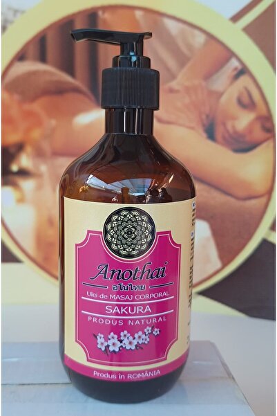 Anothai Ulei de masaj Sakura 500 ml, 100%, SPA PRODUCTS