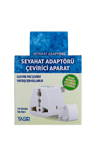 begün Hac-Umre İçin Priz Dönüştürücü...Seyahat Adaptörü Çevirici Aparatı...Me...