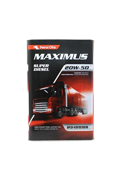 Petrol Ofisi Maximus Süper Diesel 20w50 18 Litre (16 Kg)