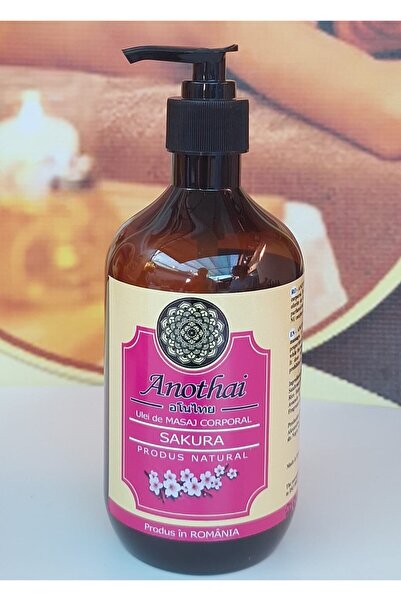 Anothai Ulei de masaj Sakura 500 ml, 100%, SPA PRODUCTS