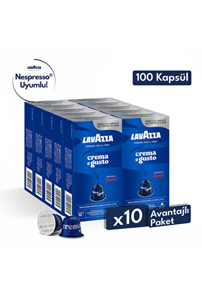 LavAzza Crema e Gusto 56gr Nespresso® Uyumlu Alüminyum Kapsül x10