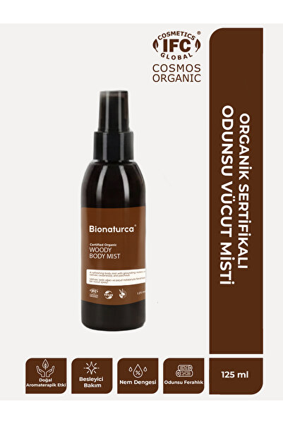 BIONATURCA Organik Sertifikalı Odunsu Vücut Misti 125 m l-