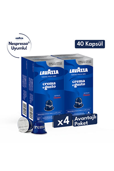 LavAzza Crema e Gusto 56gr Nespresso® Uyumlu Alüminyum Kapsül x4