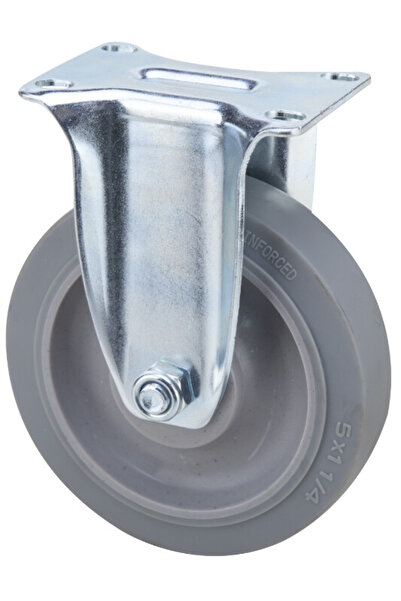 Evotools Roată fixă ​​gri TPR 1107 - Dimensiuni 75 x 32 mm Sarcină maximă 90 ...