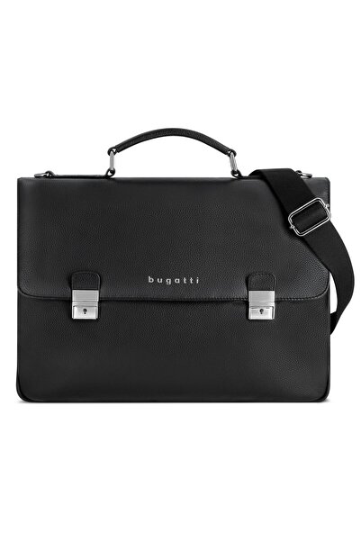 BUGATTI Valencia Aktentaschen Messenger Leder 40 cm Laptopfach