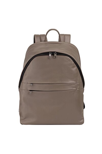 DUDU 41 cm Leder New York Rucksack - Laptop Fach