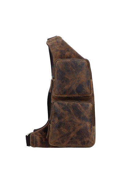 Greenburry Vintage Umhängetasche Leder 43 cm