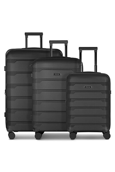 D&N South Dakota 4 Rollen Kofferset 3-teilig mit Dehnfalte