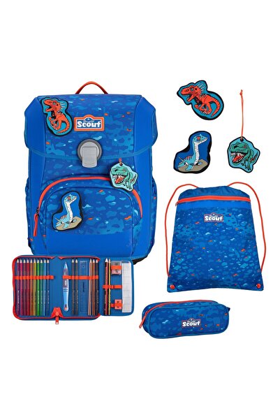 Scout Neo Exklusiv Superflash Schulranzen-Set 4-teilig