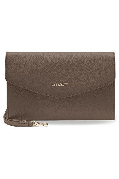 Lazarotti Bologna Leather Clutch Tasche Leder 23 cm
