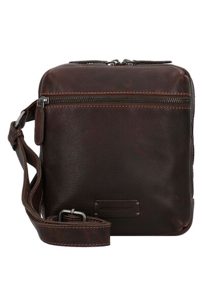 Jack Kinsky Porto Geanta de umar Piele 20 cm