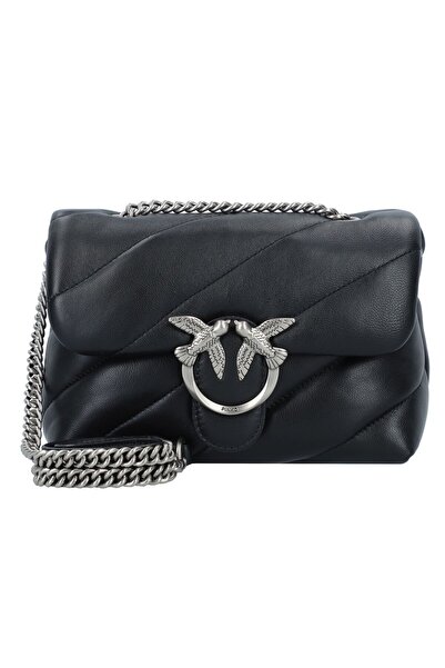PİNKO Love Puff Umhängetasche Leder 21 cm