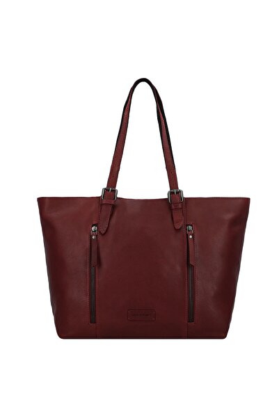 Jack Kinsky Montreal Schultertasche Leder 34 cm