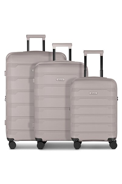 D&N South Dakota 4 Rollen Kofferset 3-teilig mit Dehnfalte