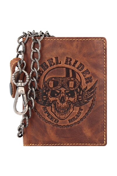 Greenburry Rebel Rider Biker Geldbörse Leder 11 cm