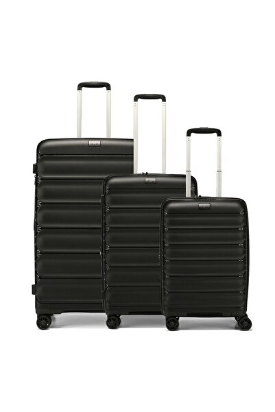D&N Travel Line 4700 4 Rollen Kofferset 3-teilig mit Dehnfalte