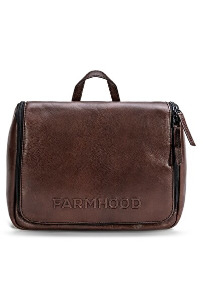 Farmhood Memphis Kulturbeutel Leder 27 cm