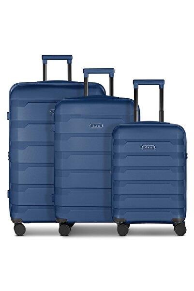 D&N South Dakota 4 Rollen Kofferset 3-teilig mit Dehnfalte