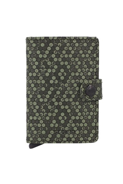 Secrid Miniwallet Hexagon Grünes Portemonnaie