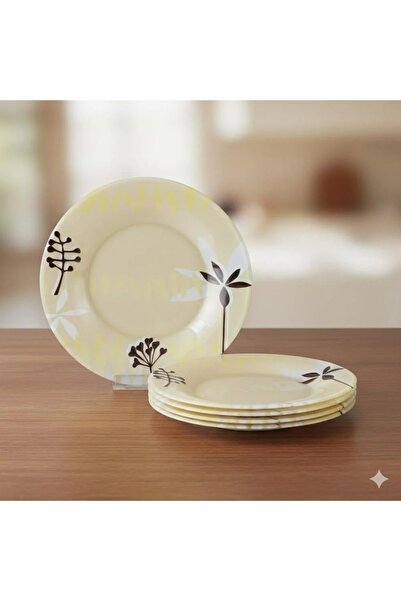 Luminarc طقم أطباق تقديم أركوبال دائرية للحلويات والفواكه، 6 قطع، مقاس 19 سم