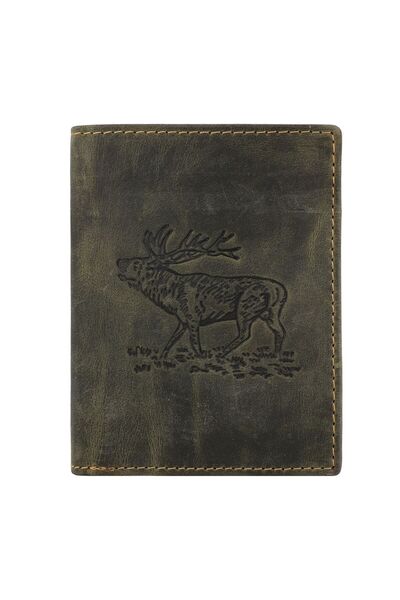 Greenburry Vintage Geldbörse Leder 9,5 cm