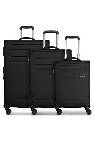 Worldpack Chicago 4 Rollen Kofferset 3-teilig mit Dehnfalte
