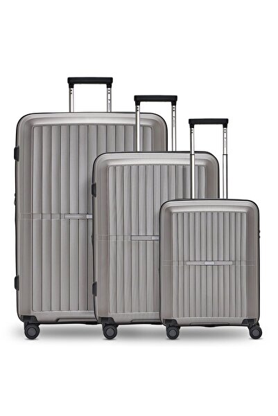 Pactastic Kolekcia 01 4-Rollen Kofferset 3tlg. mit Dehnfalte