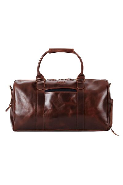 Buckle & Seam Geantă de voiaj Collin Weekender din piele 48 cm