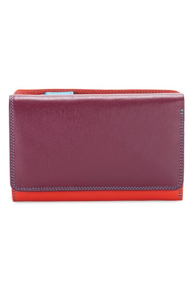 Mywalit Mittlere dreifach gefaltete Geldbörse I Leder 14 cm