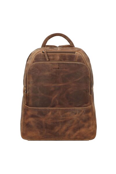 Greenburry Vintage Daypack Leder 43 cm Laptopfach