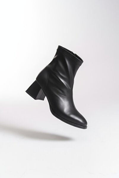 Riccon Ianphyra Kadın Bot 0012850 Siyah Streç