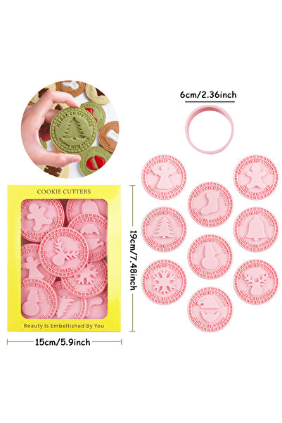 Choice مجموعة واحدة من قوالب تقطيع البسكويت ثلاثية الأبعاد على شكل حيوانات كر...