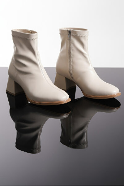 Riccon Ianphyra Women's Boots 0012850 Beige Stretch